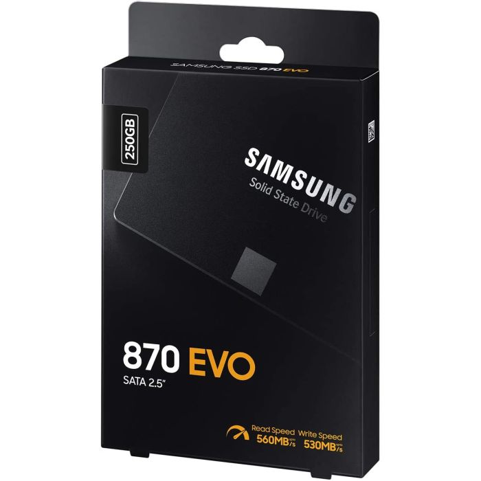 Samsung 250GB 870 EVO SSD SATA3 2.5 disk SAMSUNG Samsung 250GB 870 EVO SSD SATA3 2.5 disk