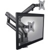 IcyBox dvojni nosilec za monitor do diagonale 32 z montažo na rob mize ICYBOX IcyBox dvojni nosilec za monitor do diagonale 32 z montažo na rob mize