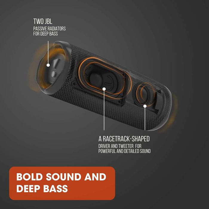 JBL Flip 6 Bluetooth prenosni zvočnik, siv JBL JBL Flip 6 Bluetooth prenosni zvočnik, siv