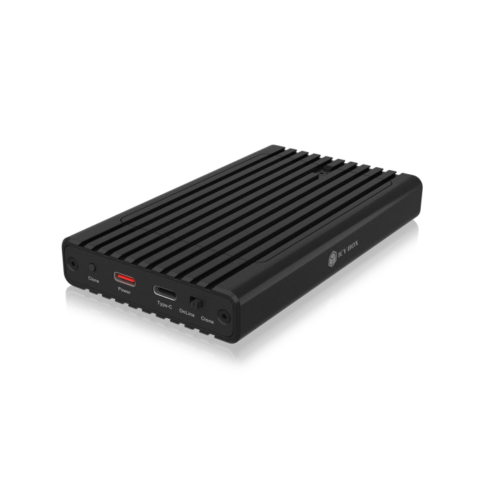Icybox IB-2817MCL-C31 ohišje za 2 NVME SSD-ja s USB-C in USB-A priključkom ICYBOX Icybox IB-2817MCL-C31 ohišje za 2 NVME SSD-ja s USB-C in USB-A priključkom