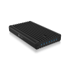 Icybox IB-2817MCL-C31 ohišje za 2 NVME SSD-ja s USB-C in USB-A priključkom ICYBOX Icybox IB-2817MCL-C31 ohišje za 2 NVME SSD-ja s USB-C in USB-A priključkom