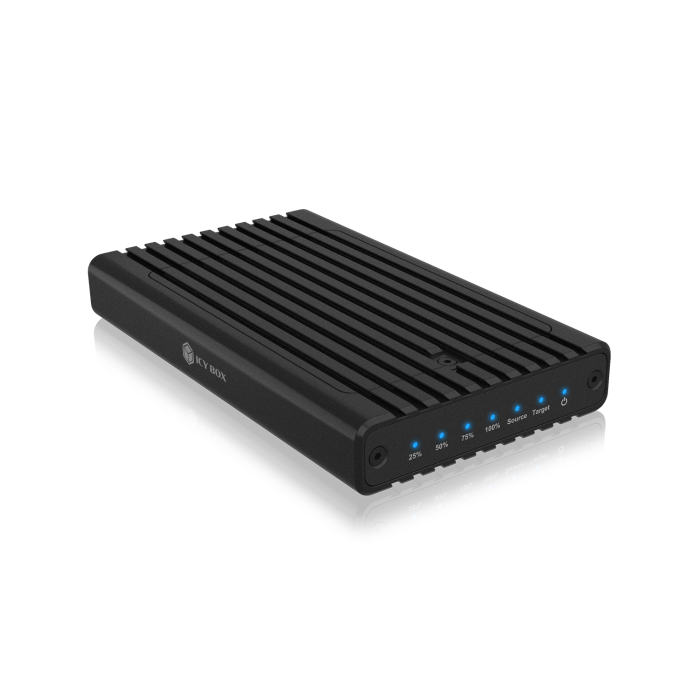 Icybox IB-2817MCL-C31 ohišje za 2 NVME SSD-ja s USB-C in USB-A priključkom ICYBOX Icybox IB-2817MCL-C31 ohišje za 2 NVME SSD-ja s USB-C in USB-A priključkom