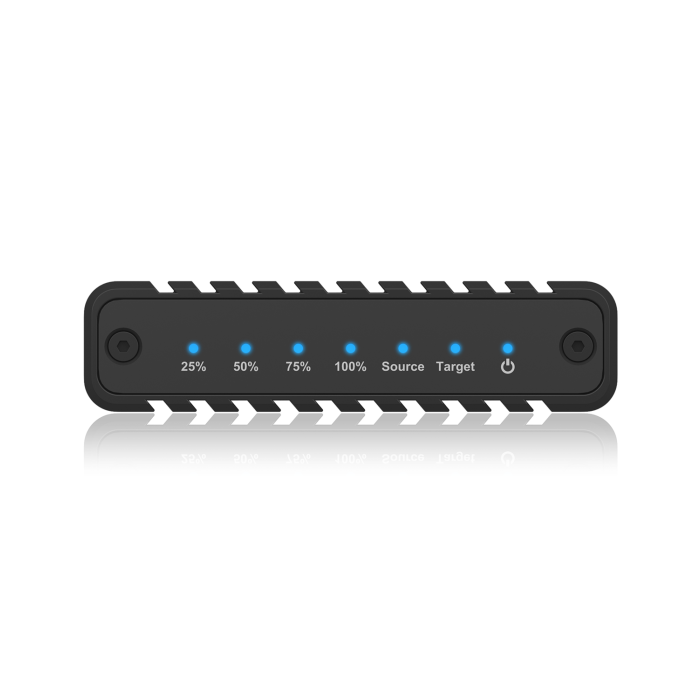 Icybox IB-2817MCL-C31 ohišje za 2 NVME SSD-ja s USB-C in USB-A priključkom ICYBOX Icybox IB-2817MCL-C31 ohišje za 2 NVME SSD-ja s USB-C in USB-A priključkom