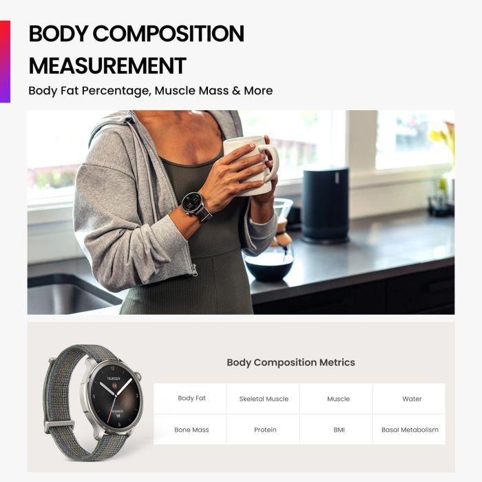 Amazfit Balance pametna ura, siva AMAZFIT Amazfit Balance pametna ura, siva