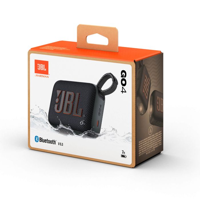 JBL GO 4 Bluetooth prenosni zvočnik, črn JBL JBL GO 4 Bluetooth prenosni zvočnik, črn