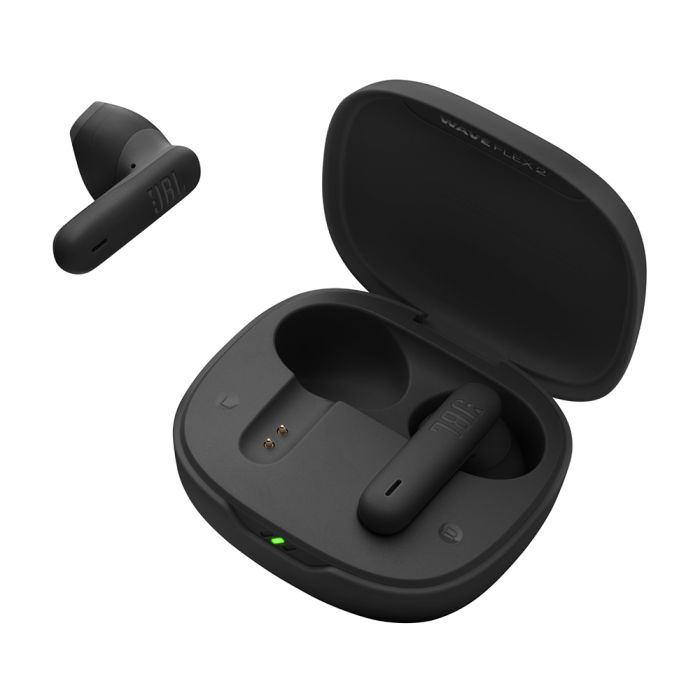 JBL Wave Flex 2 brezžične slušalke z mikrofonom, črne JBL JBL Wave Flex 2 brezžične slušalke z mikrofonom, črne
