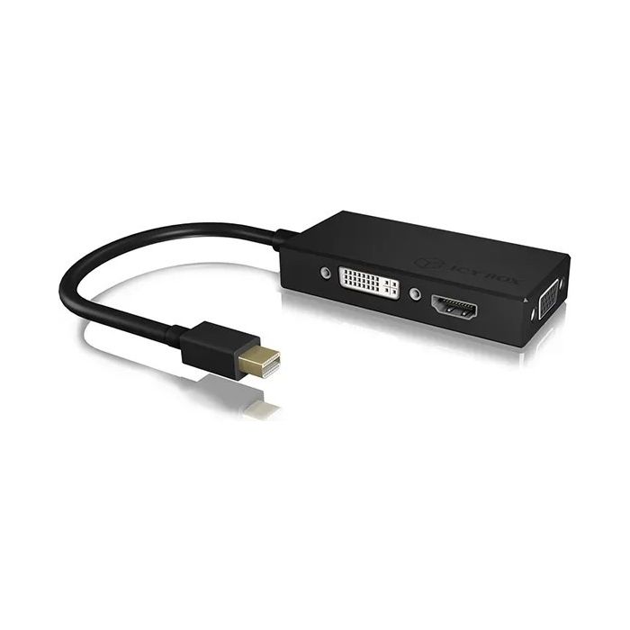IcyBox IB-AC1032 Mini DisplayPort na DVI/HDMI/VGA pretvornik ICYBOX IcyBox IB-AC1032 Mini DisplayPort na DVI/HDMI/VGA pretvornik