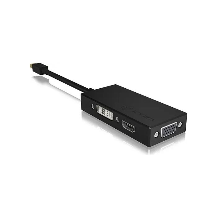 IcyBox IB-AC1032 Mini DisplayPort na DVI/HDMI/VGA pretvornik ICYBOX IcyBox IB-AC1032 Mini DisplayPort na DVI/HDMI/VGA pretvornik