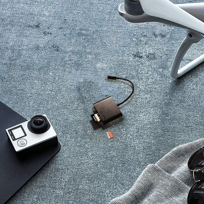 IcyBox IB-CR301-C3 USB-C čitalec kartic CF/SD/microSD ICYBOX IcyBox IB-CR301-C3 USB-C čitalec kartic CF/SD/microSD