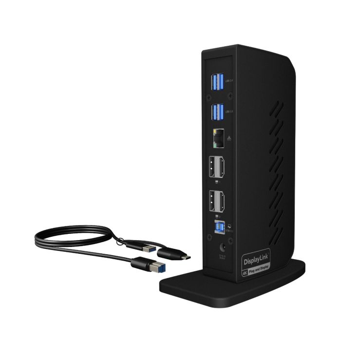 Icybox IB-DK2252AC 12-in-1 USB-C/A priklopna postaja z DisplayLink ICYBOX Icybox IB-DK2252AC 12-in-1 USB-C/A priklopna postaja z DisplayLink