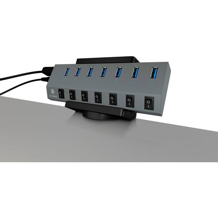 IcyBox IB-MSA106-HH namizni nosilec za HUB ICYBOX IcyBox IB-MSA106-HH namizni nosilec za HUB