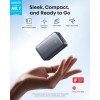 Anker Nano Power Bank 10000 mAh, 45W z vgrajenim USB-C kablom, črn