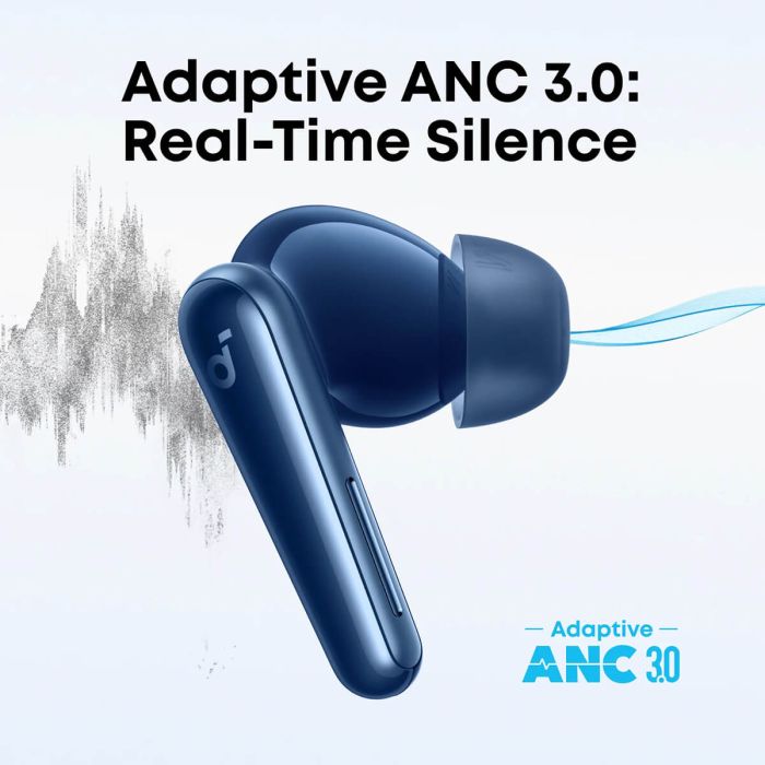 Anker Soundcore Liberty 5 brezžične slušalke, modre ANKER Anker Soundcore Liberty 5 brezžične slušalke, modre