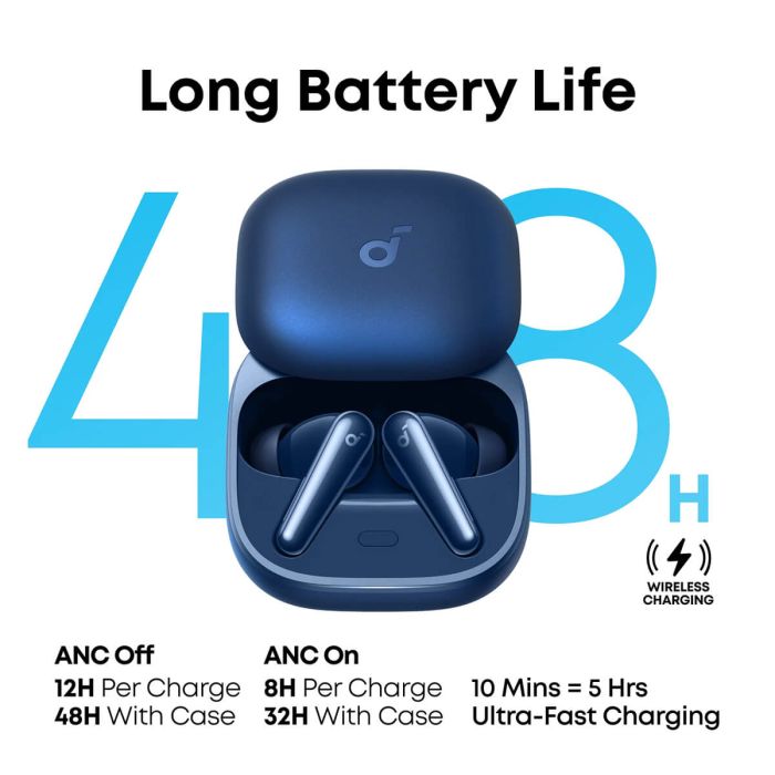 Anker Soundcore Liberty 5 brezžične slušalke, modre ANKER Anker Soundcore Liberty 5 brezžične slušalke, modre