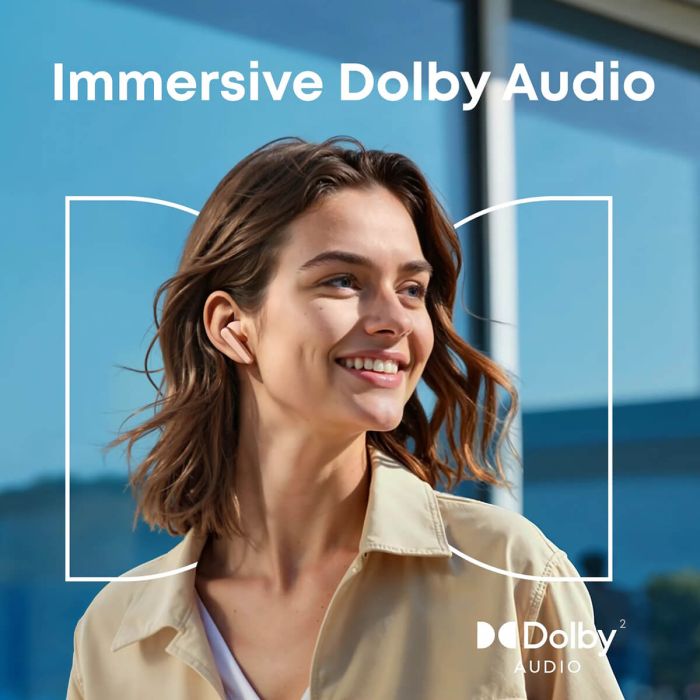 Anker Soundcore Liberty 5 brezžične slušalke, marelična ANKER Anker Soundcore Liberty 5 brezžične slušalke, marelična