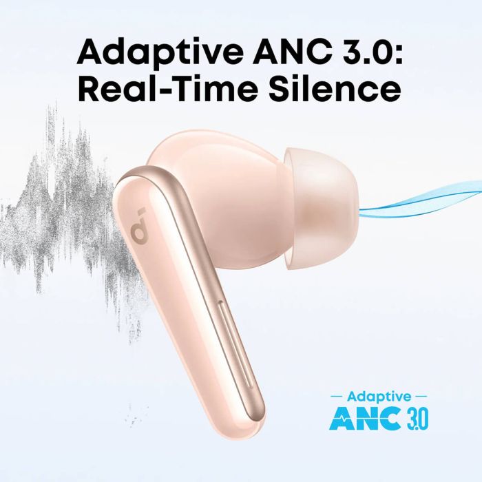 Anker Soundcore Liberty 5 brezžične slušalke, marelična ANKER Anker Soundcore Liberty 5 brezžične slušalke, marelična