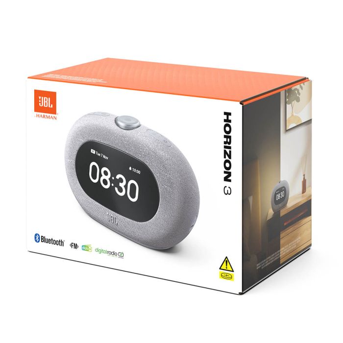 JBL Horizon 3 radio budilka, siva JBL JBL Horizon 3 radio budilka, siva