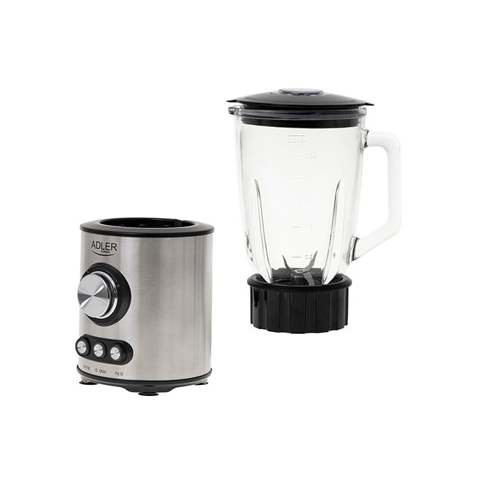 Adler zmogljiv blender in mešalnik 1700W AD4078 srebrne barve ADLER Adler zmogljiv blender in mešalnik 1700W AD4078 srebrne barve