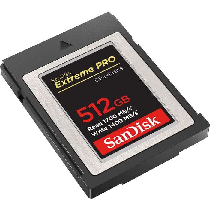 SanDisk Extreme PRO CFexpress tip B, 512GB, 1700MB/s Branje, 1400MB/s Pisanje SANDISK SanDisk Extreme PRO CFexpress tip B, 512GB, 1700MB/s Branje, 1400MB/s Pisanje