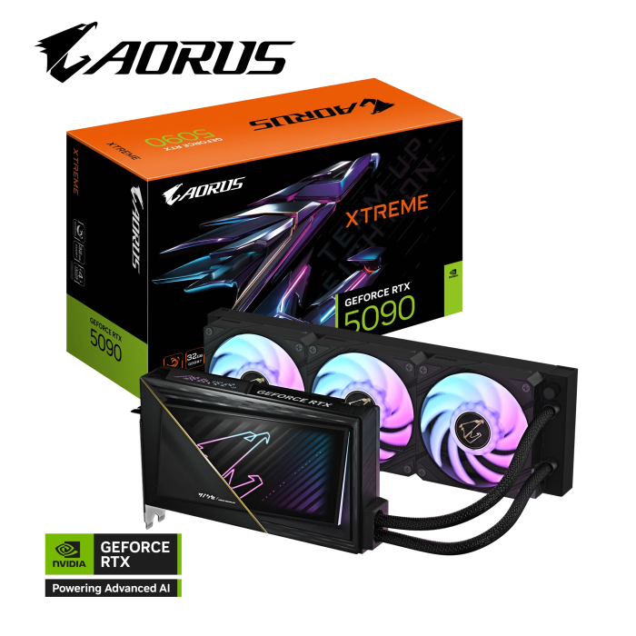 Grafična kartica GIGABYTE AORUS GeForce RTX 5090 XTREME WATERFORCE 32G, 32GB GDDR7, PCI-E 5.0 GIGABYTE Grafična kartica GIGABYTE AORUS GeForce RTX 5090 XTREME WATERFORCE 32G, 32GB GDDR7, PCI-E 5.0