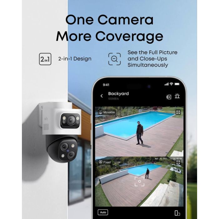 Anker Eufy Security PoE Bullet-PTZ S4 kamera ANKER Anker Eufy Security PoE Bullet-PTZ S4 kamera