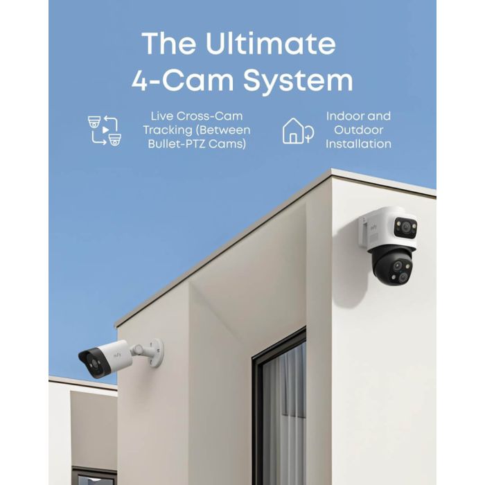 Anker Eufy Security PoE NVR nadzorni sistem S4 (2x eufy E40 + 2x eufy S4) ANKER Anker Eufy Security PoE NVR nadzorni sistem S4 (2x eufy E40 + 2x eufy S4)