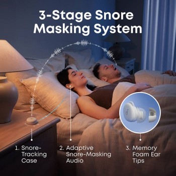 Anker Soundcore Sleep A30 brezžične slušalke, bele Anker Soundcore Sleep A30 brezžične slušalke, bele