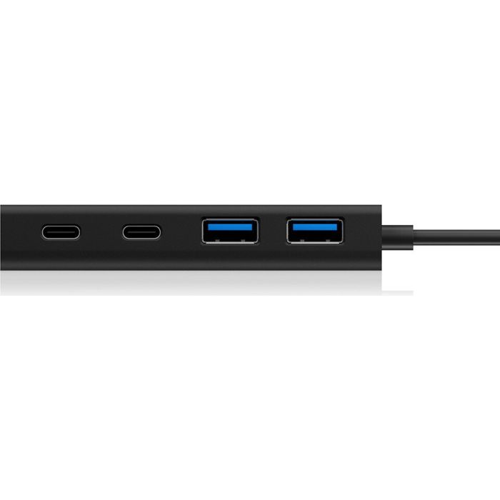 IcyBox IB-HUB1426-U3 4-portni Hub s priključkom USB-A in USB-C 3.2 ICYBOX IcyBox IB-HUB1426-U3 4-portni Hub s priključkom USB-A in USB-C 3.2