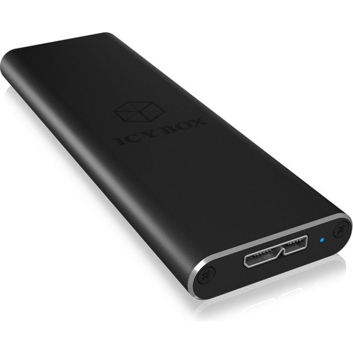 IcyBox IB-183M2 ohišje za 1x M.2 SATA SSD z vmesnikom USB 3.0 ICYBOX IcyBox IB-183M2 ohišje za 1x M.2 SATA SSD z vmesnikom USB 3.0