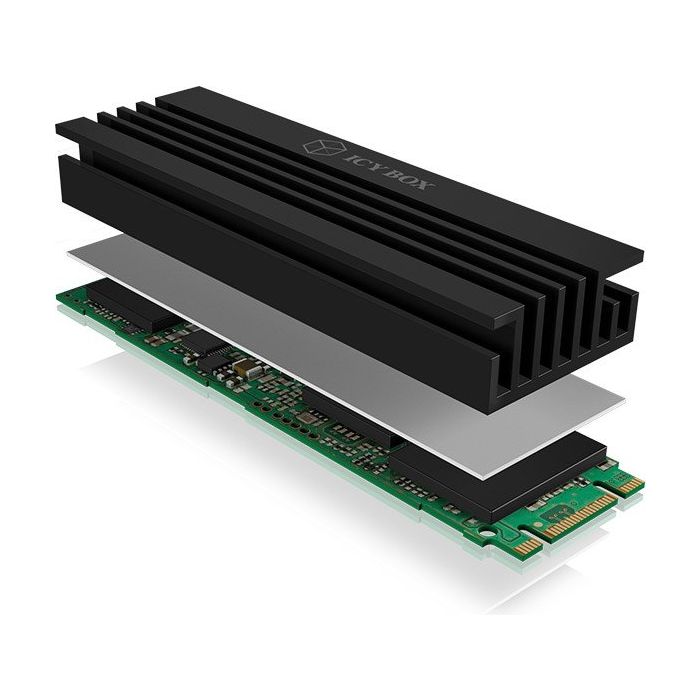 IcyBox IB-M2HS-70 hladilnik za M.2 SSD diske ICYBOX IcyBox IB-M2HS-70 hladilnik za M.2 SSD diske
