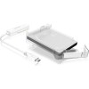 IcyBox IB-AC703-C USB-C 3.2 transparentno ohišje za 2,5 HDD in SSD diske