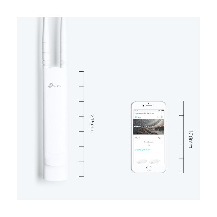 TP-LINK 300Mbps Wireless N zunanja dostopna točka (IP65) TP-LINK TP-LINK 300Mbps Wireless N zunanja dostopna točka (IP65)