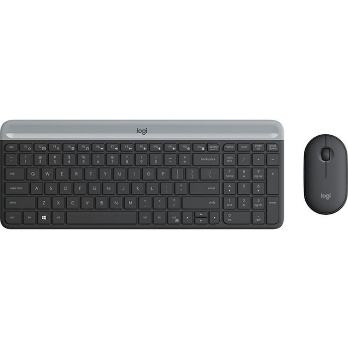 Logitech Slim Wireless Combo MK470, grafitna SLO LOGITECH Logitech Slim Wireless Combo MK470, grafitna SLO