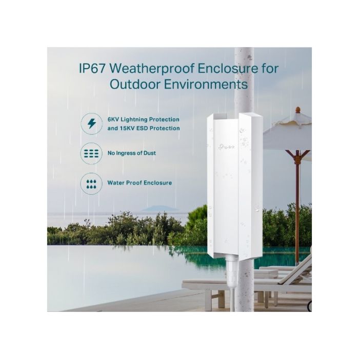 TP-LINK zunanja AX3000 Gigabit WiFi 6 dostopna točka EAP650-Outdoor TP-LINK TP-LINK zunanja AX3000 Gigabit WiFi 6 dostopna točka EAP650-Outdoor