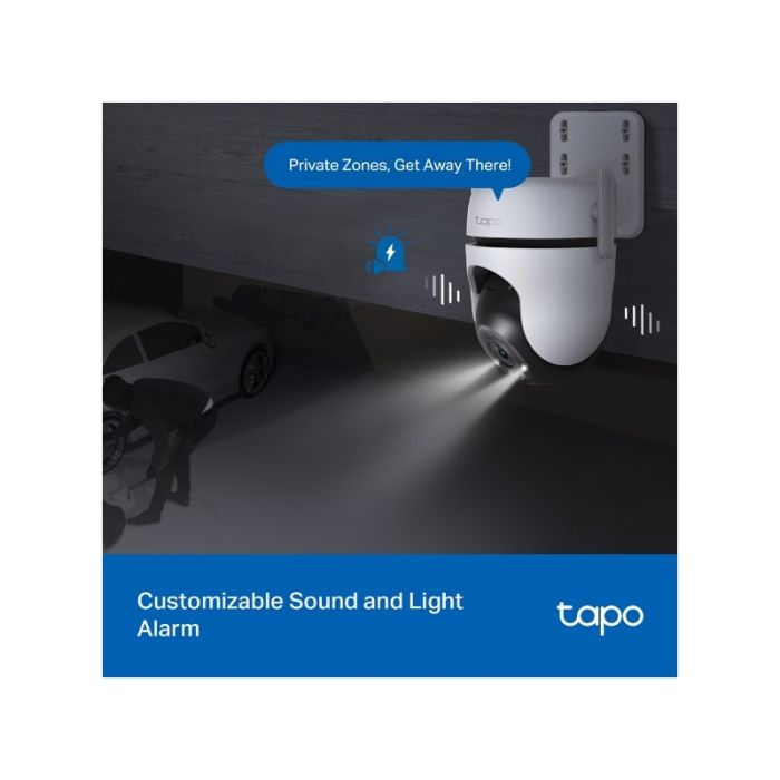 TP-LINK Tapo C520WS 2K QHD 360° Pan/Tilt zunanja Wi-Fi varnostna kamera TP-LINK TP-LINK Tapo C520WS 2K QHD 360° Pan/Tilt zunanja Wi-Fi varnostna kamera