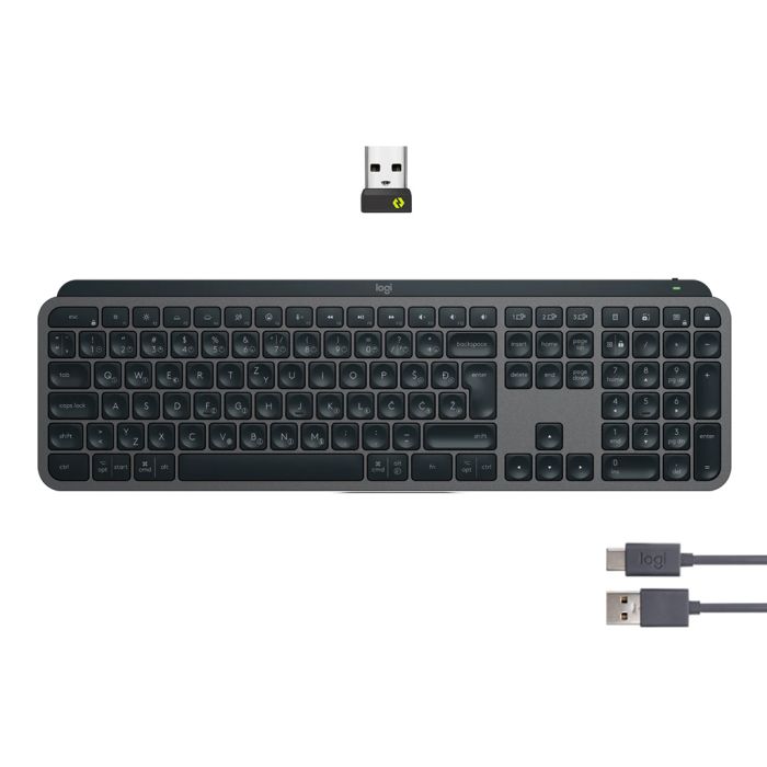 Logitech tipkovnica MX Keys S, grafitna, SLO LOGITECH Logitech tipkovnica MX Keys S, grafitna, SLO