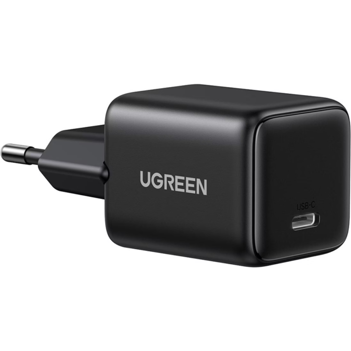 Ugreen 30W USB-C GaN hitri polnilec - črn UGREEN Ugreen 30W USB-C GaN hitri polnilec - črn
