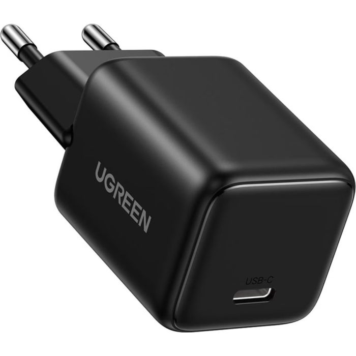 Ugreen 30W USB-C GaN hitri polnilec - črn UGREEN Ugreen 30W USB-C GaN hitri polnilec - črn