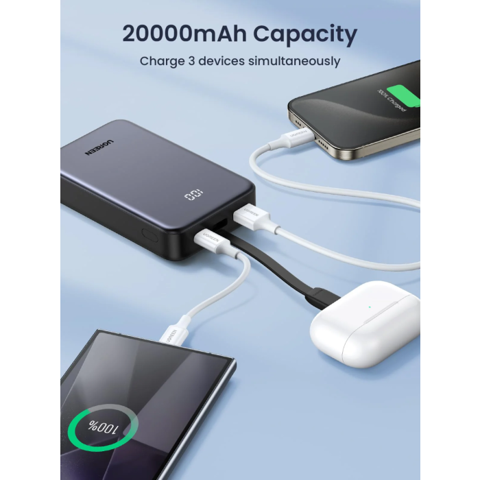 Ugreen 22,5W 20000mAh prenosna baterija UGREEN Ugreen 22,5W 20000mAh prenosna baterija