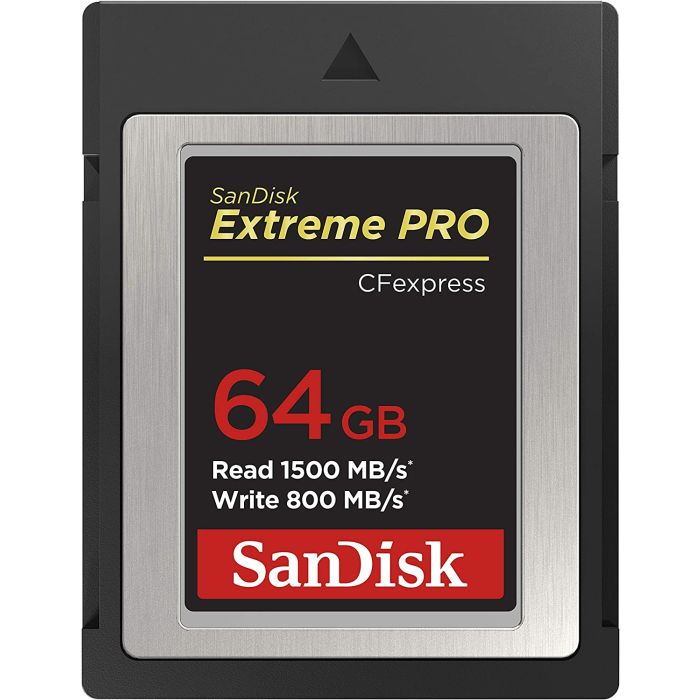 SanDisk Extreme PRO CFexpress Card Tip B, 64GB, 1500MB/s Branje, 800MB/s Zapisovanje SANDISK SanDisk Extreme PRO CFexpress Card Tip B, 64GB, 1500MB/s Branje, 800MB/s Zapisovanje
