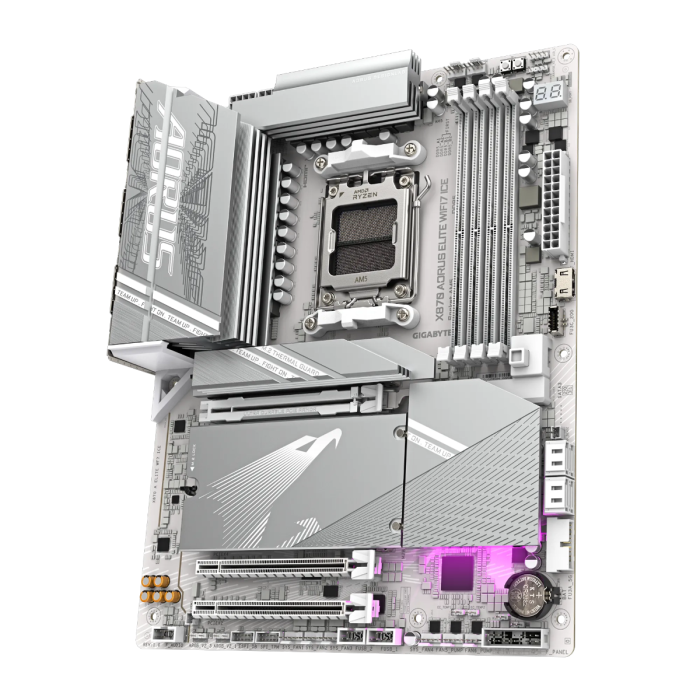 GIGABYTE X870 AORUS ELITE WIFI7 ICE, DDR5, SATA3, USB4, DP, 2.5GbE, WiFi 7, AM5 ATX GIGABYTE GIGABYTE X870 AORUS ELITE WIFI7 ICE, DDR5, SATA3, USB4, DP, 2.5GbE, WiFi 7, AM5 ATX