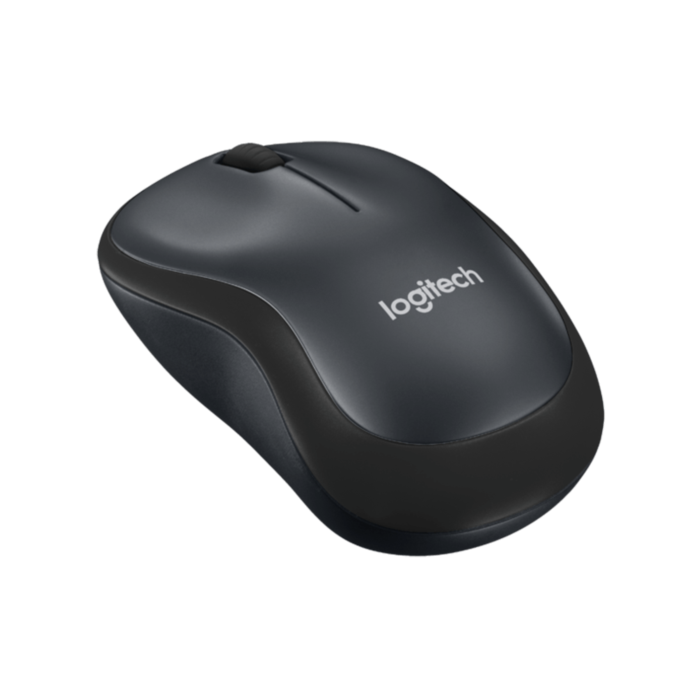 Logitech M220 Silent brezžična miška, črna