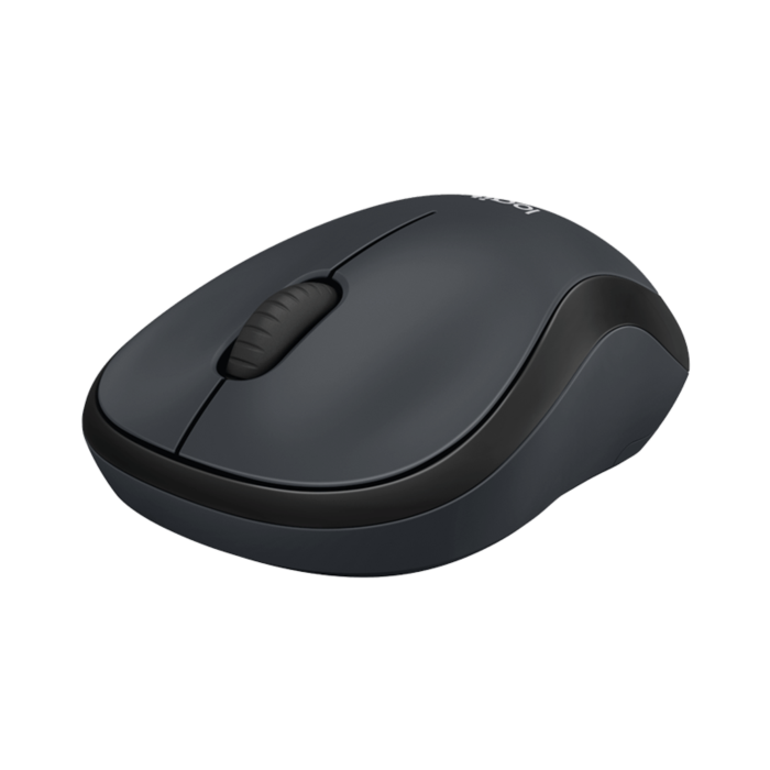 Logitech M220 Silent brezžična miška, črna