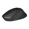 Logitech M330 Silent Plus brezžična miška, črna