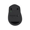 Logitech M330 Silent Plus brezžična miška, črna