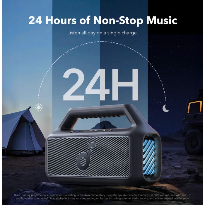 Anker Soundcore BOOM 2 prenosni Bluetooth zvočnik, črn ANKER Anker Soundcore BOOM 2 prenosni Bluetooth zvočnik, črn