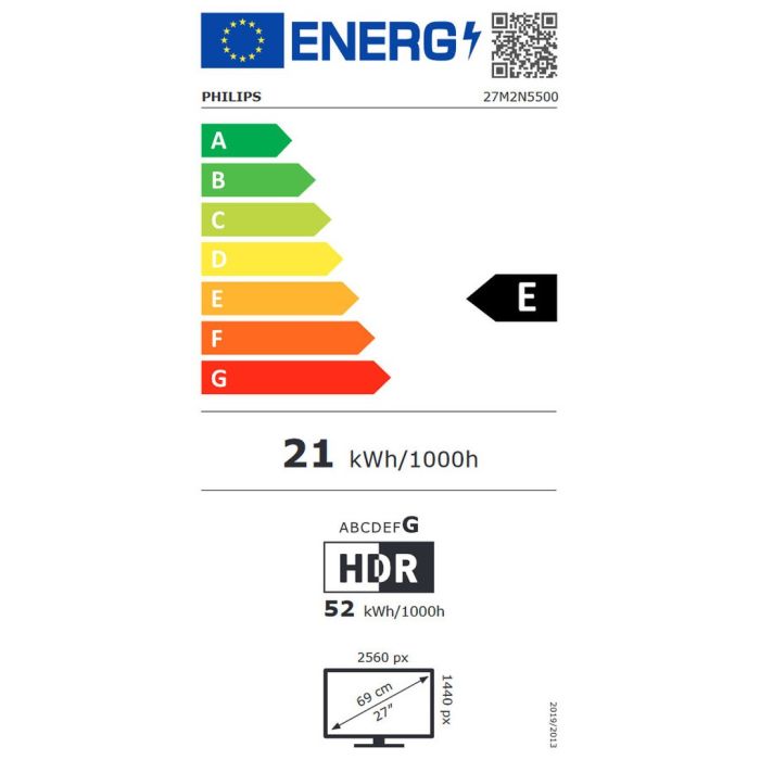 Philips Evnia 27M2N5500 27 IPS QHD 180Hz monitor PHILIPS Philips Evnia 27M2N5500 27 IPS QHD 180Hz monitor