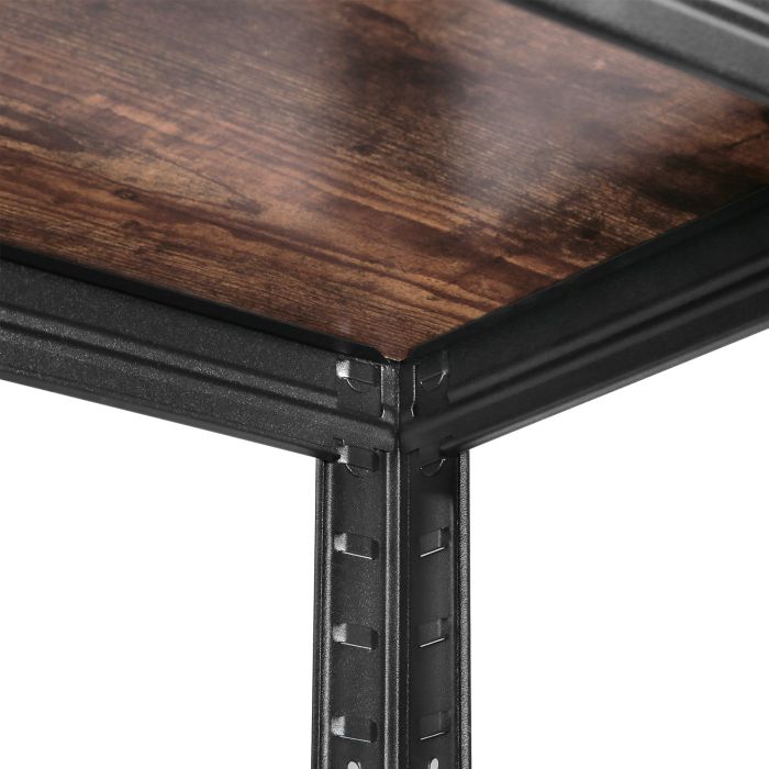SONGMICS Regal 30 x 75 x 150 cm rjavo-črna, GLR030B01 SONGMICS SONGMICS Regal 30 x 75 x 150 cm rjavo-črna, GLR030B01