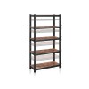 SONGMICS Regal 30 x 75 x 150 cm rjavo-črna, GLR030B01 SONGMICS SONGMICS Regal 30 x 75 x 150 cm rjavo-črna, GLR030B01