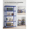 SONGMICS Regal 200 x 100 x 50 cm rjavo-moder,GLR050Q01 SONGMICS SONGMICS Regal 200 x 100 x 50 cm rjavo-moder,GLR050Q01